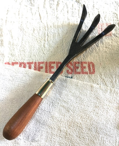 3-Tine Cultivator - Hand Forged Pro Time Lawn Seed