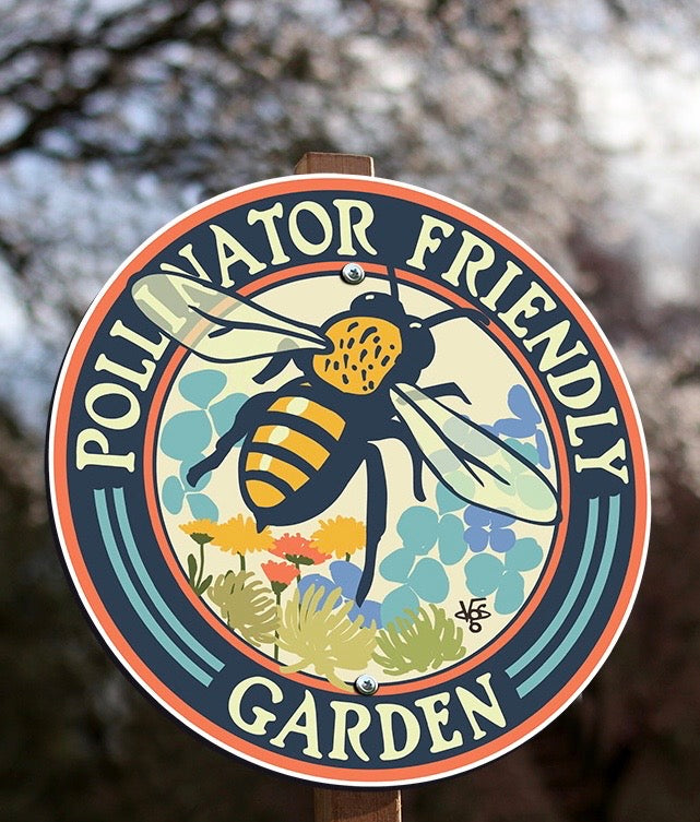 Pollinator Friendly Garden Sign Pro Time Lawn Seed